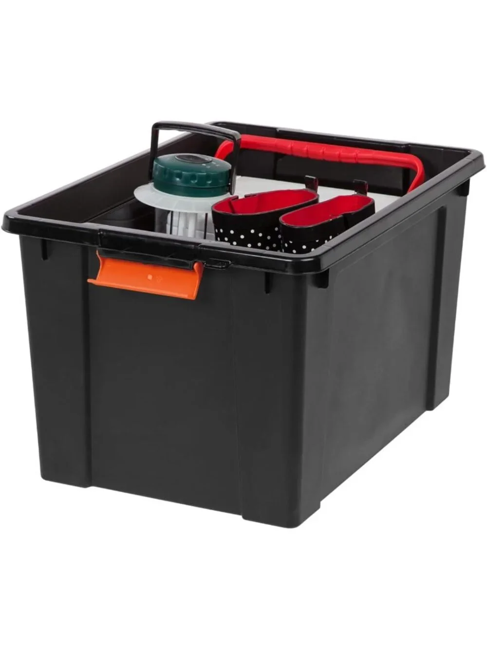Heavy Duty Lockable Storage Bins with Lids, 20 Gallon, 2 Pack - Organize